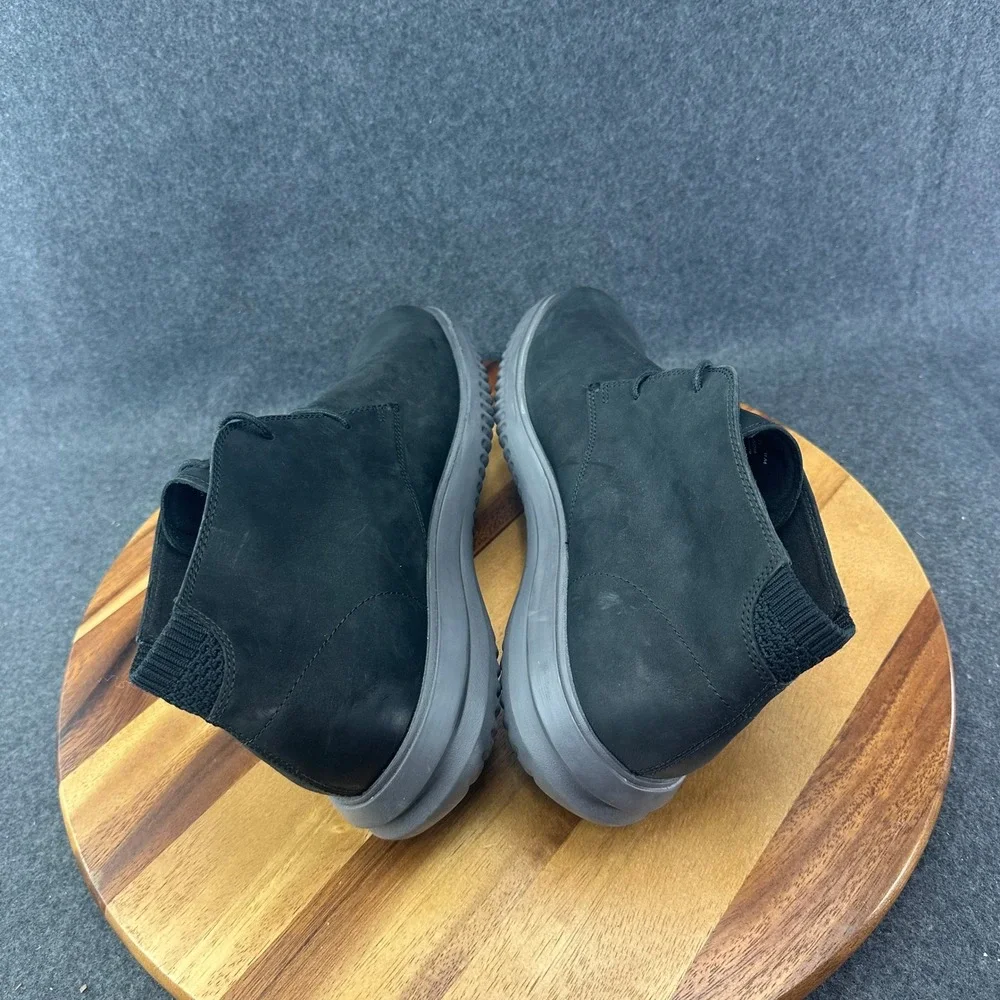 Cole Haan Grand Plus Chukka Mens Size 11 Black Nubuck Leather Boot C36921 New